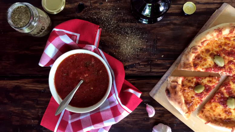 Aderezo para pizza casero