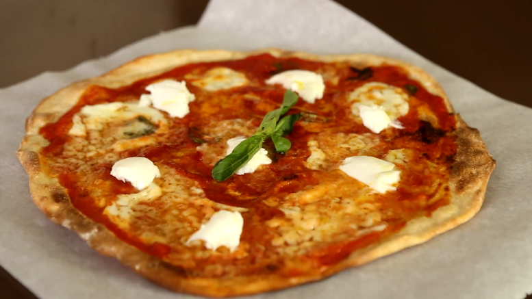 Ingredientes para la pizza margarita