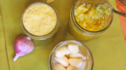 Aceite de ajo para pizza