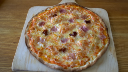 Masa de pizza con bicarbonato sin levadura